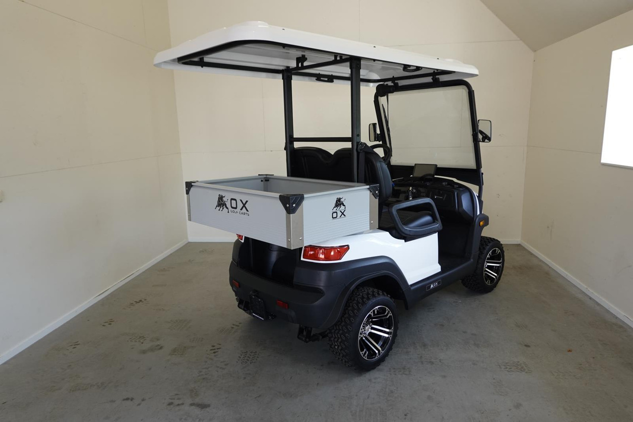 OX ZG2L 2-zits Golfkar met Laadbak Wit Nieuw - Xe golf: hình 4 OX ZG2L 2-zits Golfkar met Laadbak Wit Nieuw - Xe golf: hình 4