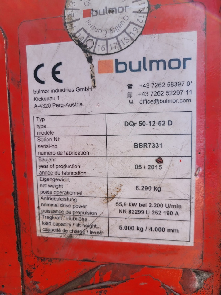 Máy chất hàng bên Bulmor DQR50/12/55D: hình 8