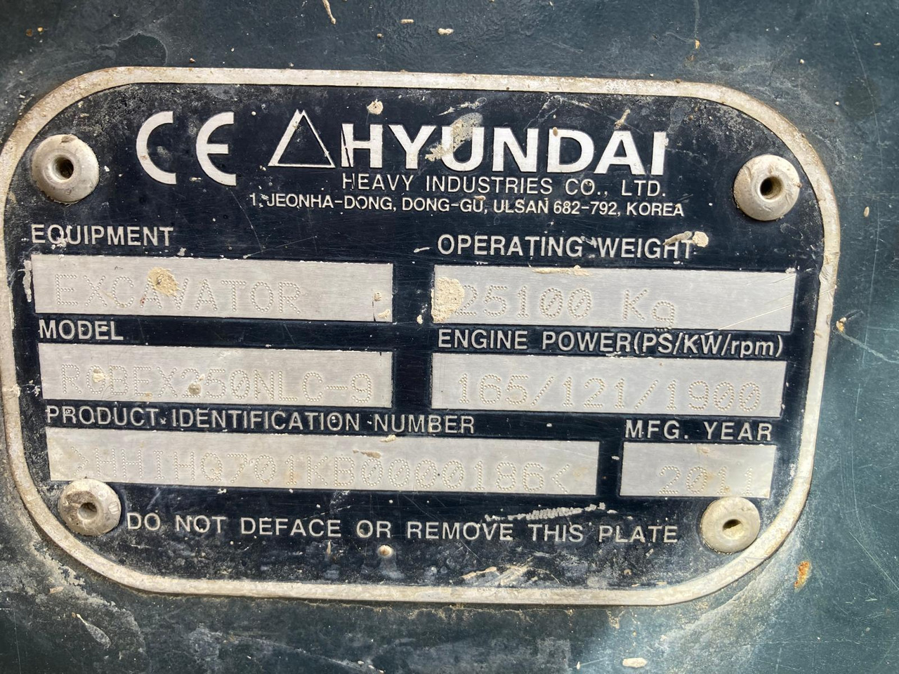 PELLE SUR CHENILLES HYUNDAI ROBEX 250 NLC-9 - Máy xúc bánh xích: hình 1 PELLE SUR CHENILLES HYUNDAI ROBEX 250 NLC-9 - Máy xúc bánh xích: hình 1