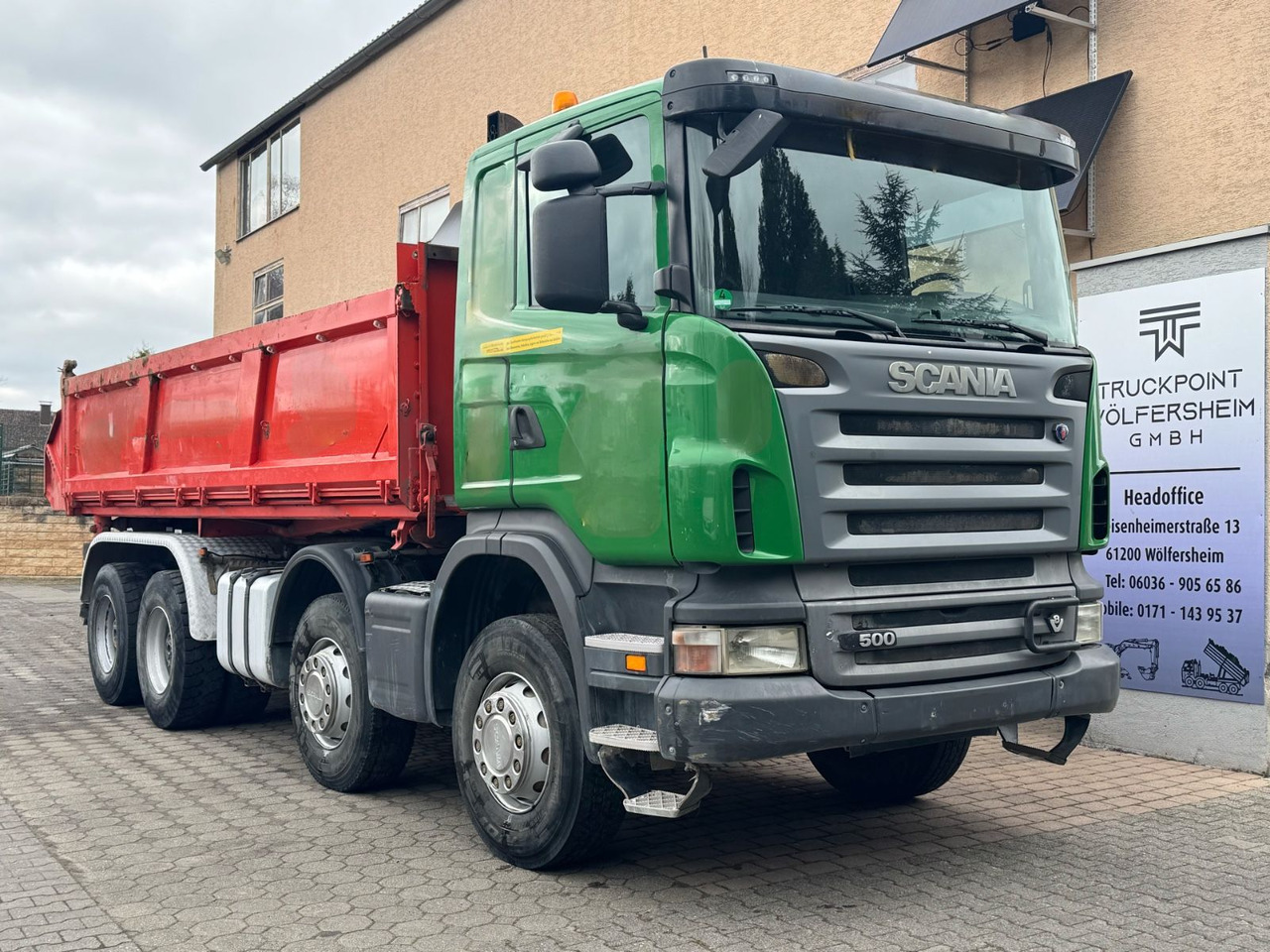 Scania R500/V8/BB/KLIMA/8x4/Dautel/Top-Zustand! - Xe ben: hình 1 Scania R500/V8/BB/KLIMA/8x4/Dautel/Top-Zustand! - Xe ben: hình 1