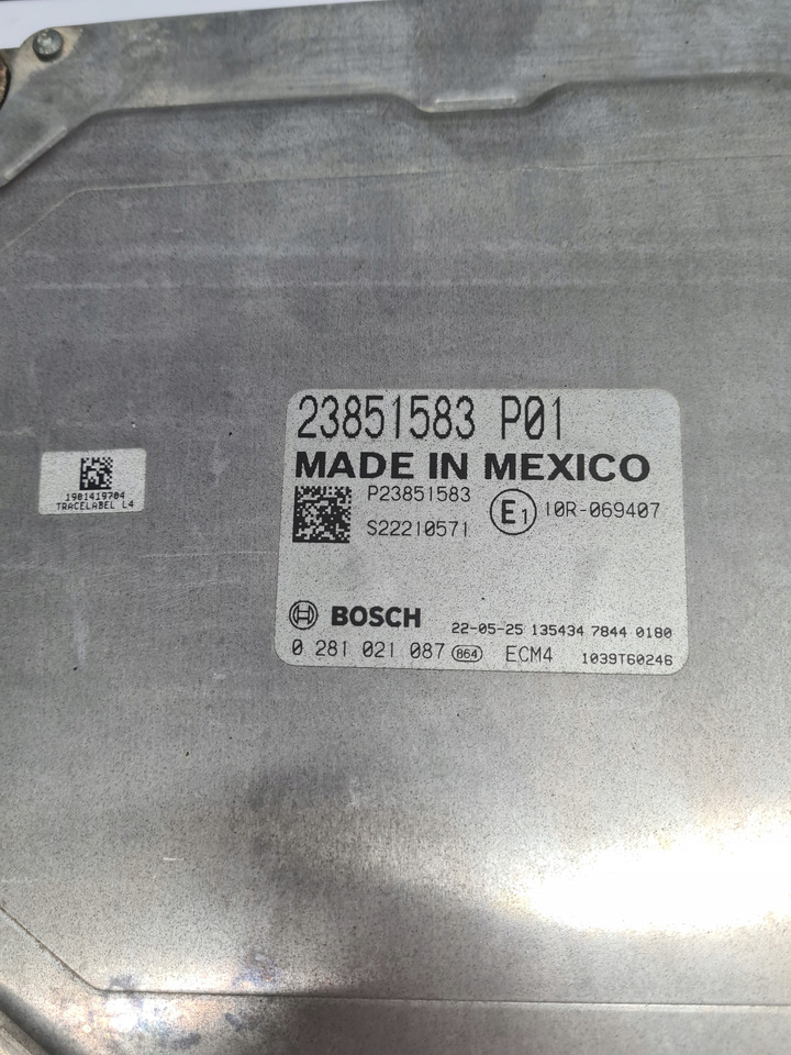 BOSCH KASETA KOMPUTER SILNIKA TURBO COMPOUND I-SAVE RENAULT GAMA T RANGE 23851583 - ECU cho Xe tải: hình 5 BOSCH KASETA KOMPUTER SILNIKA TURBO COMPOUND I-SAVE RENAULT GAMA T RANGE 23851583 - ECU cho Xe tải: hình 5