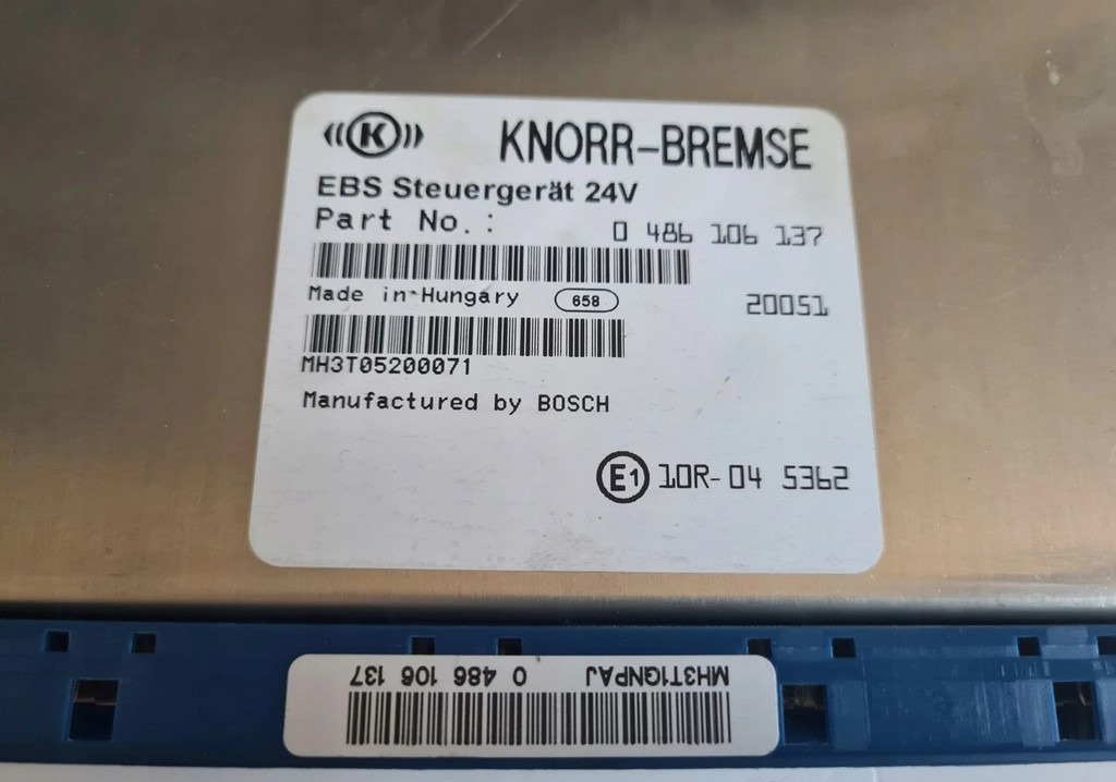 KNORR-BREMSE STEROWNIK KOMPUTER KASETA EBS FORD F-MAX 500 TRUCKS EURO 6 CARGO - Linh kiện điện cho Xe tải: hình 4 KNORR-BREMSE STEROWNIK KOMPUTER KASETA EBS FORD F-MAX 500 TRUCKS EURO 6 CARGO - Linh kiện điện cho Xe tải: hình 4