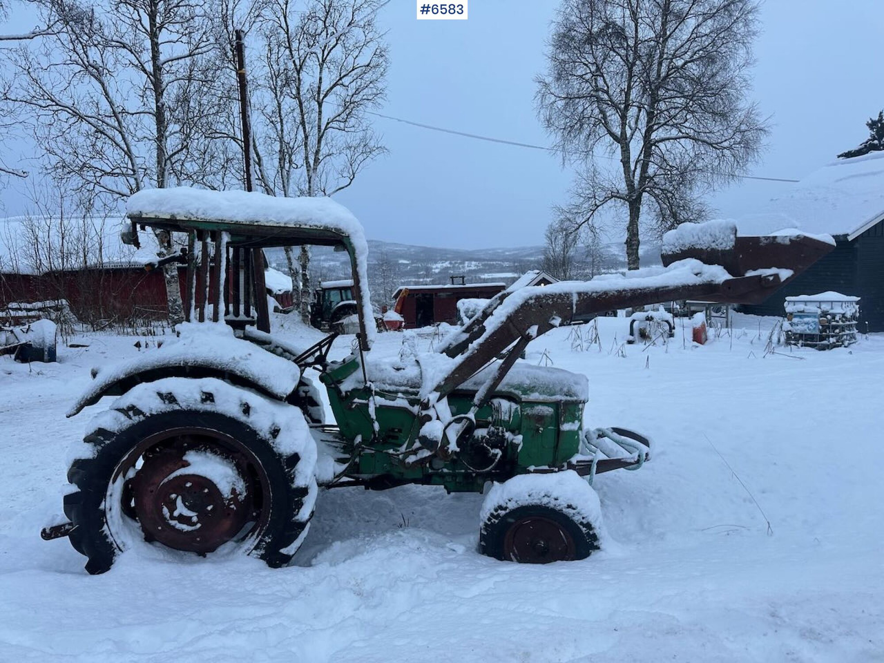 1969 Deutz D5005 tractor w/ front loader. Rep. object. - Máy cày: hình 2 1969 Deutz D5005 tractor w/ front loader. Rep. object. - Máy cày: hình 2
