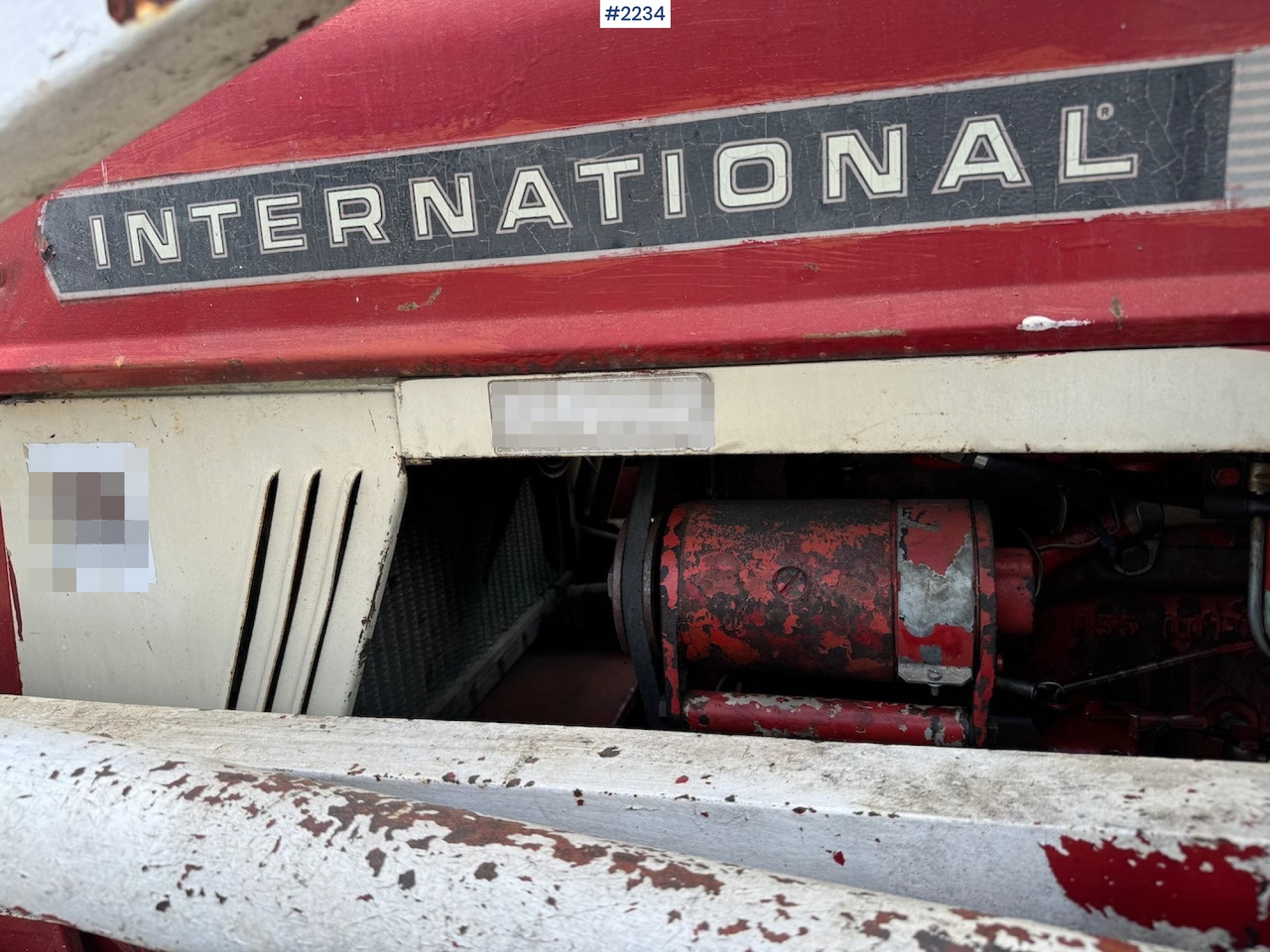 Máy cày 1973 International Harvester 454 w/front loader.: hình 10