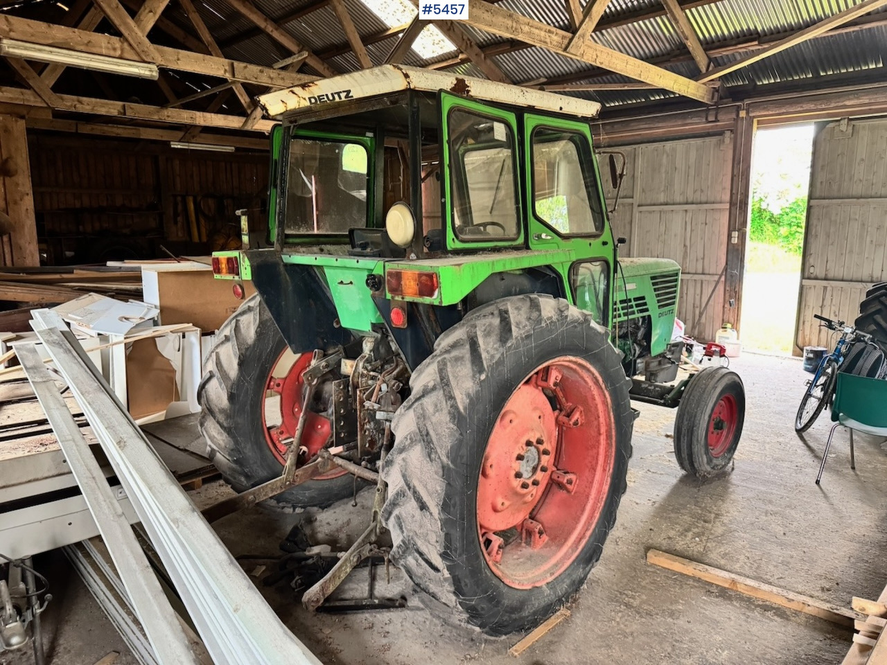 1977 Deutz D60 4x2 Tractor. - Máy cày: hình 4 1977 Deutz D60 4x2 Tractor. - Máy cày: hình 4