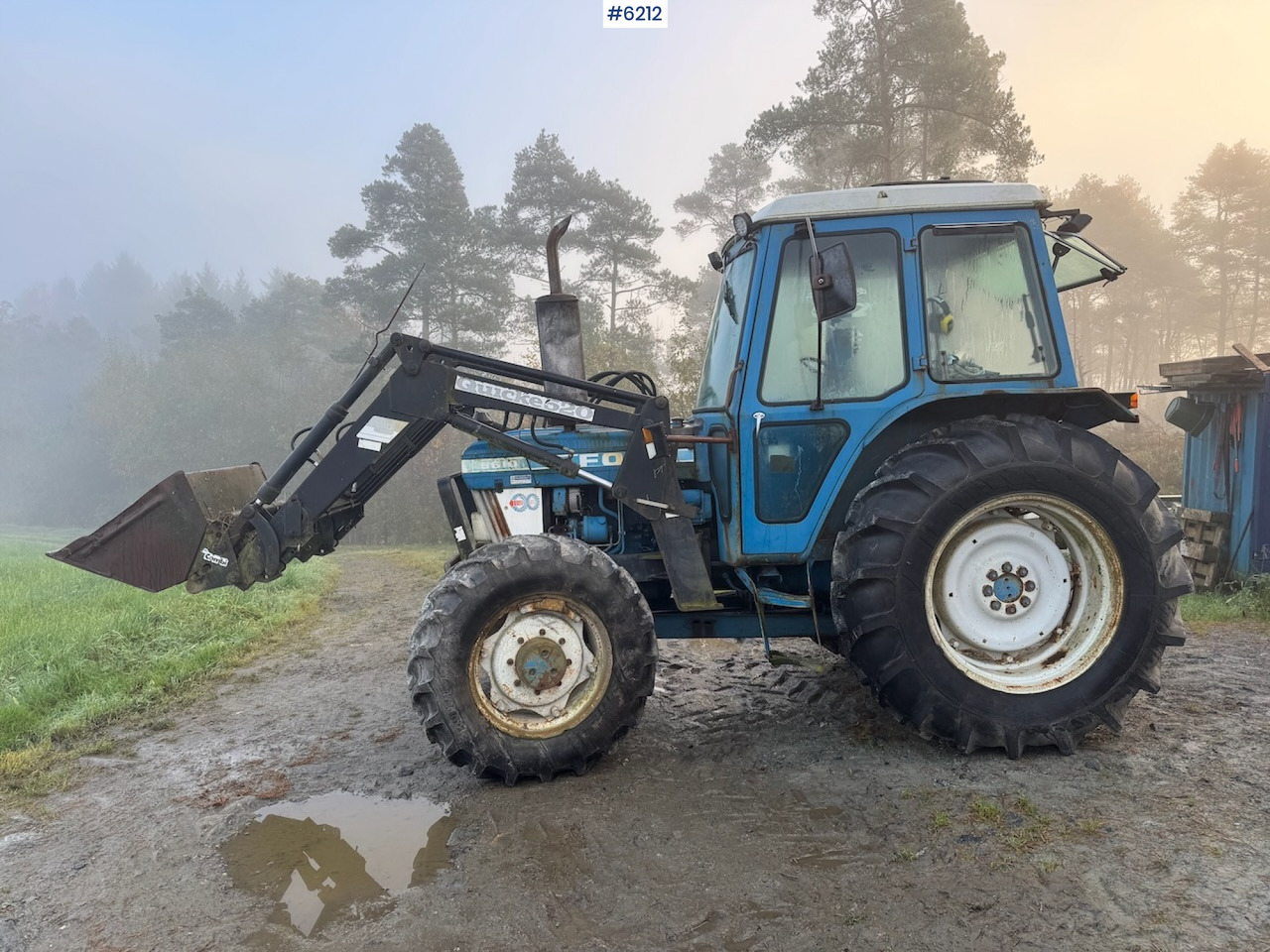 1982 Ford 5610 w/ front loader. - Máy cày: hình 2 1982 Ford 5610 w/ front loader. - Máy cày: hình 2