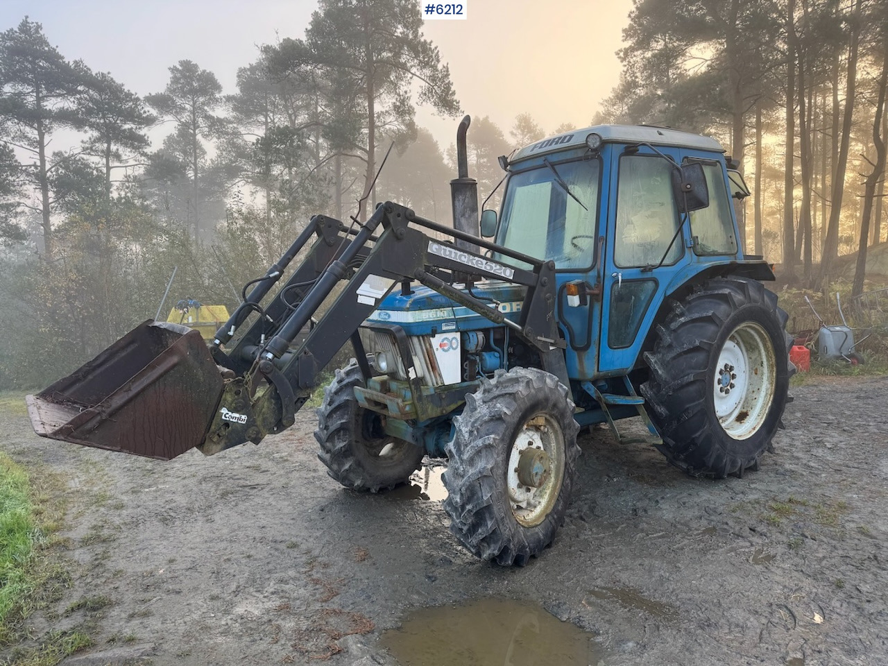 1982 Ford 5610 w/ front loader. - Máy cày: hình 1 1982 Ford 5610 w/ front loader. - Máy cày: hình 1