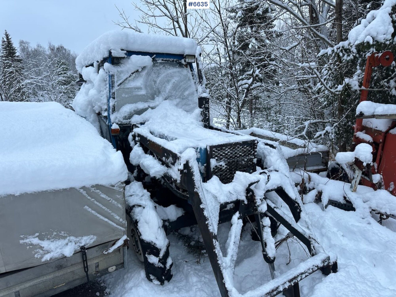 1985 Iseki 4451 tractor w/ front loader. - Máy cày: hình 3 1985 Iseki 4451 tractor w/ front loader. - Máy cày: hình 3