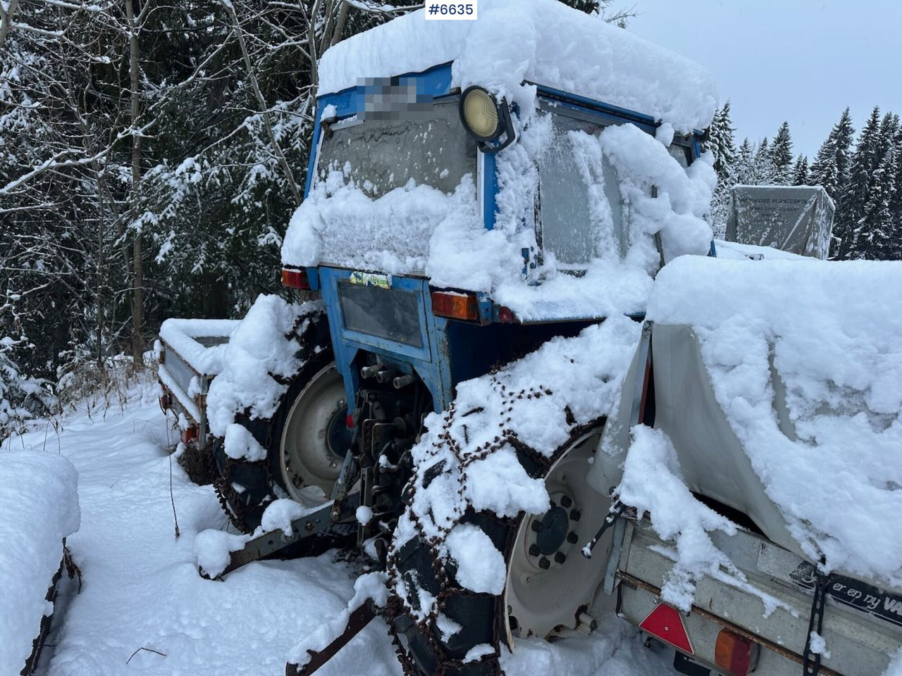 1985 Iseki 4451 tractor w/ front loader. - Máy cày: hình 4 1985 Iseki 4451 tractor w/ front loader. - Máy cày: hình 4