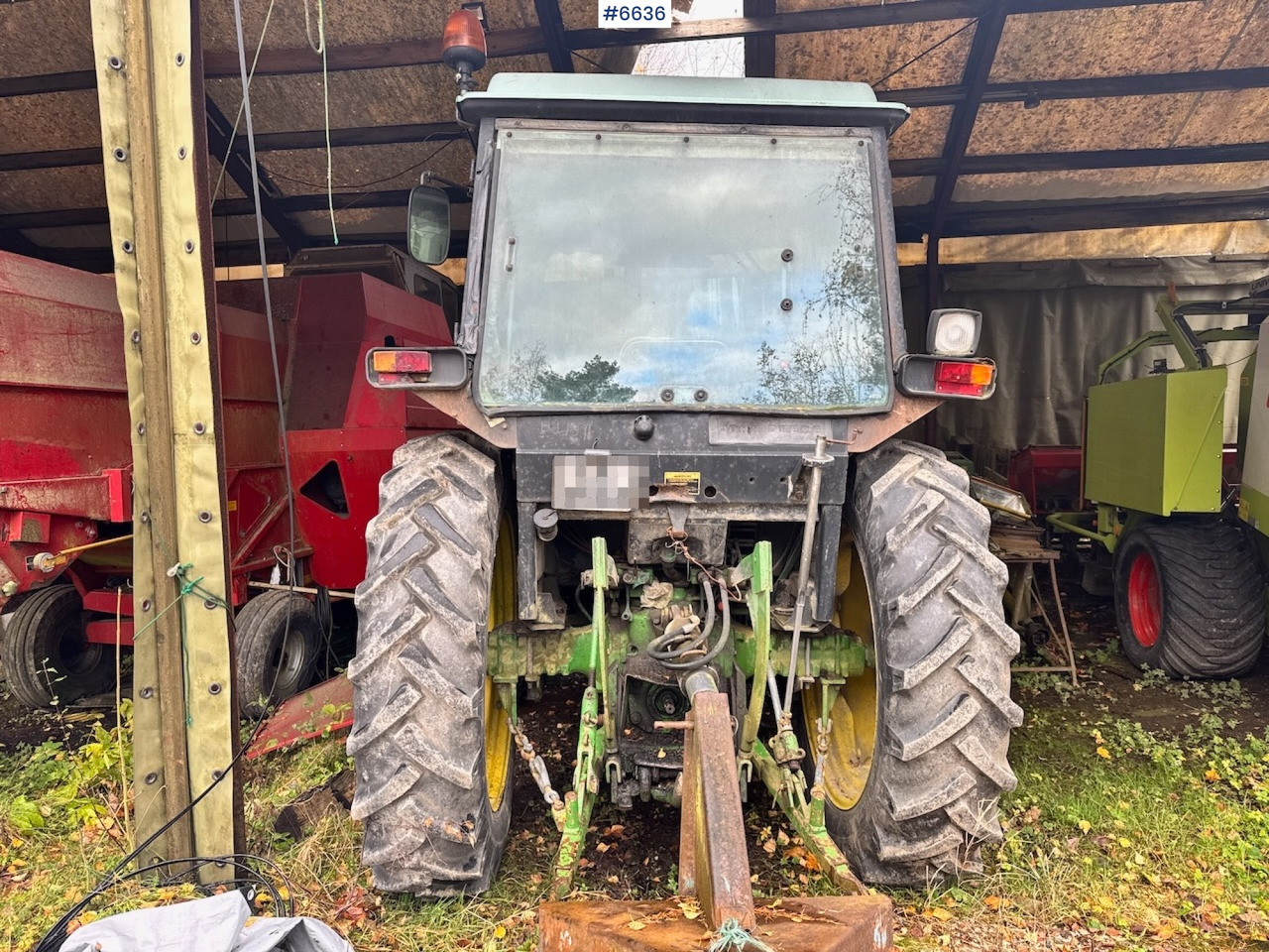 1985 John Deere 2040 4x4 m/ Frontlaster. - Máy cày: hình 4 1985 John Deere 2040 4x4 m/ Frontlaster. - Máy cày: hình 4