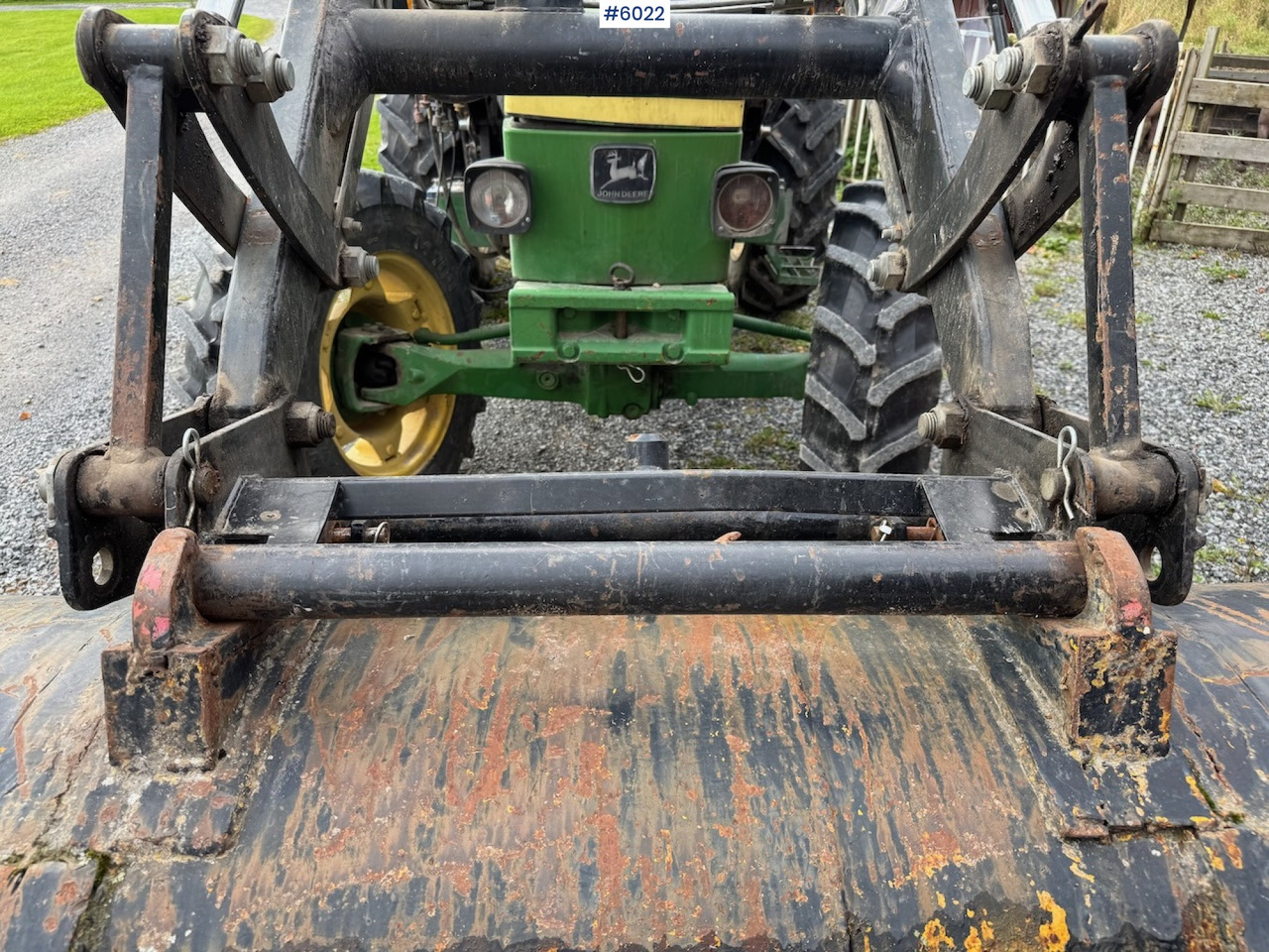 1990 John Deere 1950 Power Synchron w/ front loader. - Máy cày: hình 4 1990 John Deere 1950 Power Synchron w/ front loader. - Máy cày: hình 4