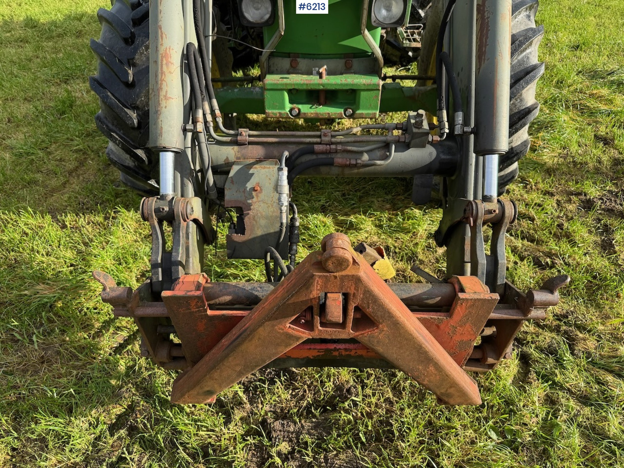 1990 John Deere 2850 Power Synchron w/ front loader. - Máy cày: hình 4 1990 John Deere 2850 Power Synchron w/ front loader. - Máy cày: hình 4
