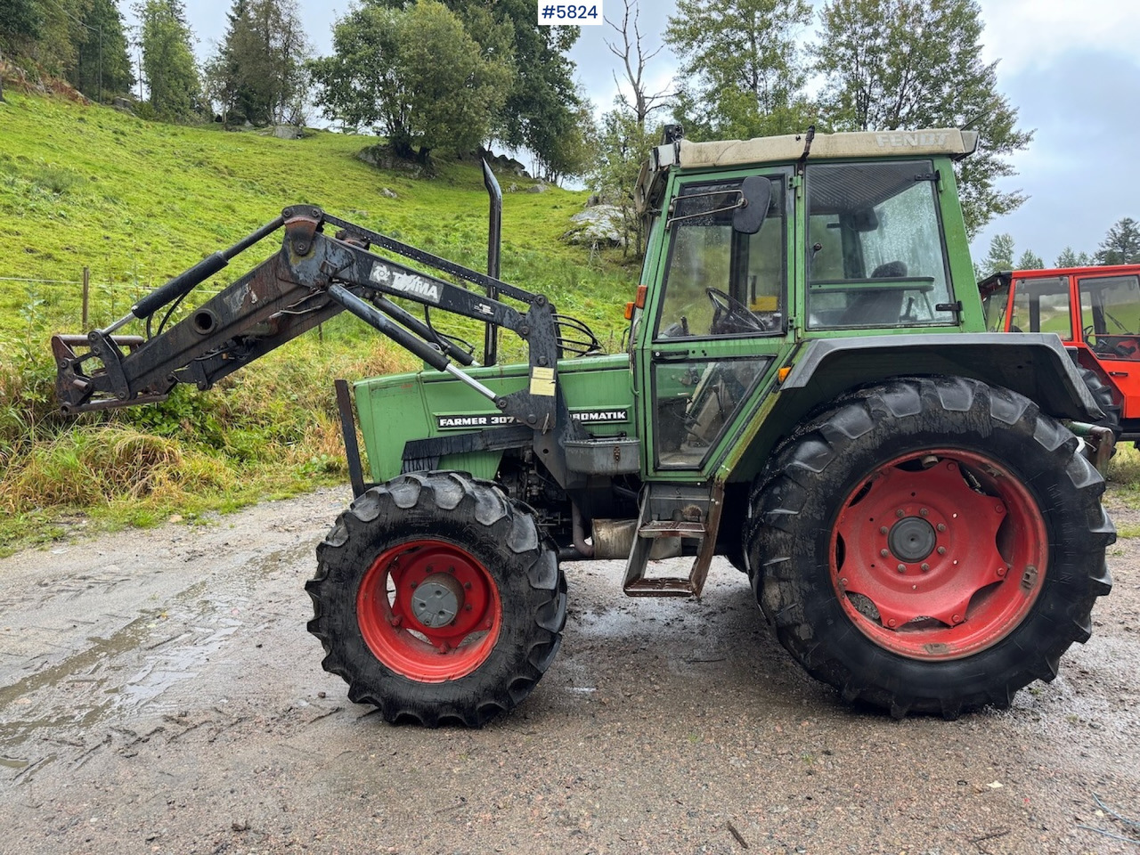 1991 Fendt Farmer 307 LSA w/ front loader. - Máy cày: hình 1 1991 Fendt Farmer 307 LSA w/ front loader. - Máy cày: hình 1