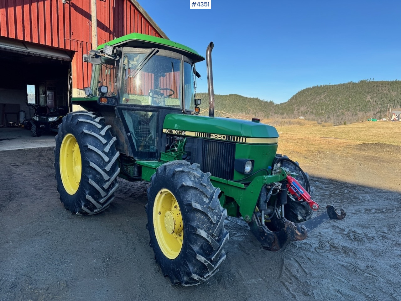 1991 John Deere 2850 4x4 Synchron w/ front hydraulics. - Máy cày: hình 5 1991 John Deere 2850 4x4 Synchron w/ front hydraulics. - Máy cày: hình 5