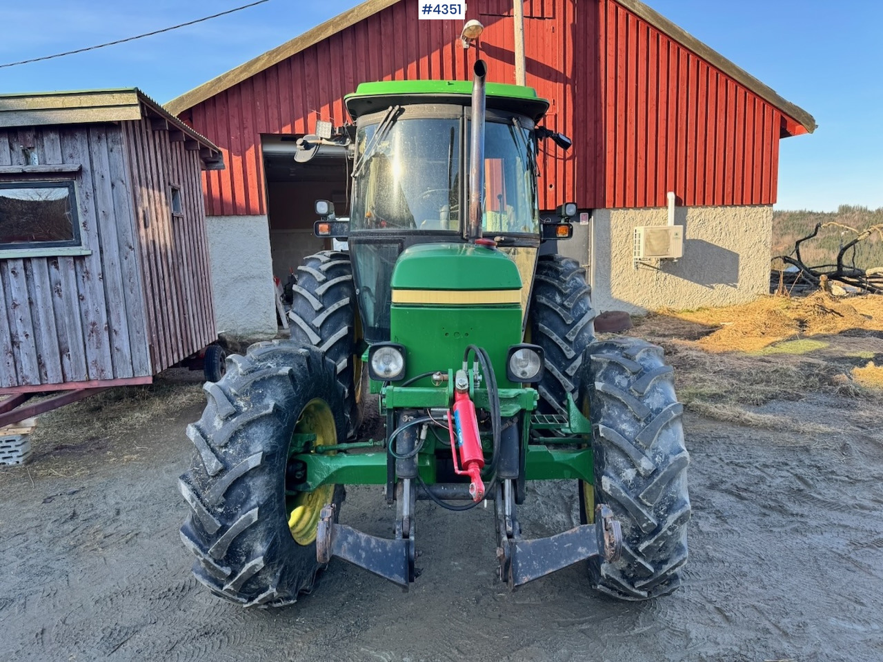 1991 John Deere 2850 4x4 Synchron w/ front hydraulics. - Máy cày: hình 3 1991 John Deere 2850 4x4 Synchron w/ front hydraulics. - Máy cày: hình 3