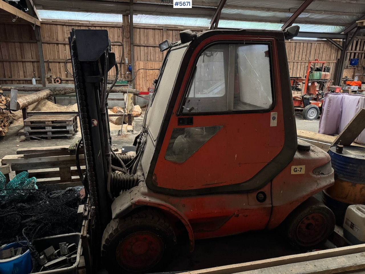 1991 Linde H-40 D. - Xe nâng: hình 1 1991 Linde H-40 D. - Xe nâng: hình 1