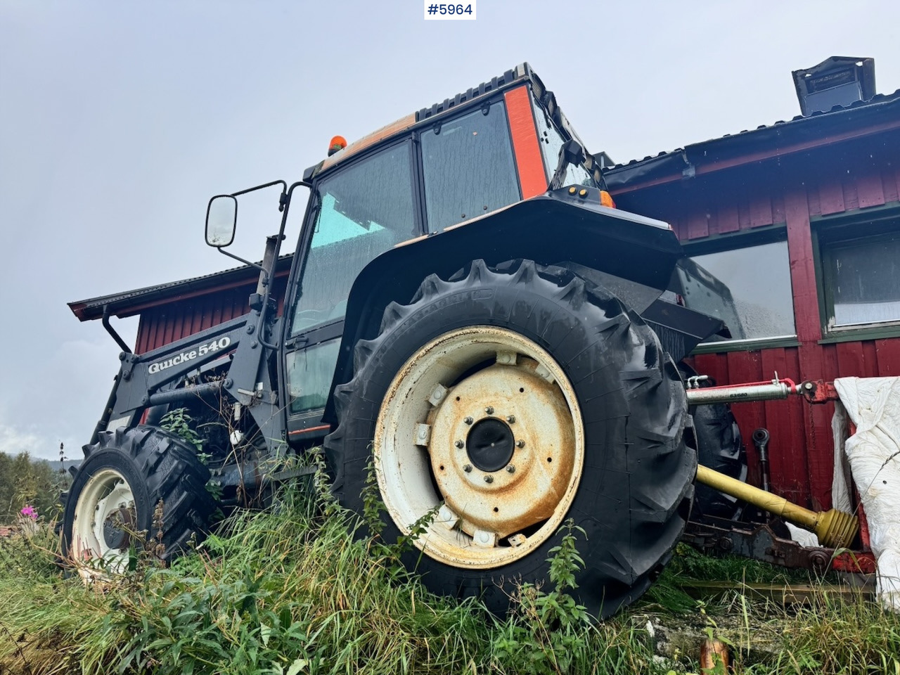 1991 Valmet 6100 Turbo with front loader and bucket - Máy cày: hình 3 1991 Valmet 6100 Turbo with front loader and bucket - Máy cày: hình 3