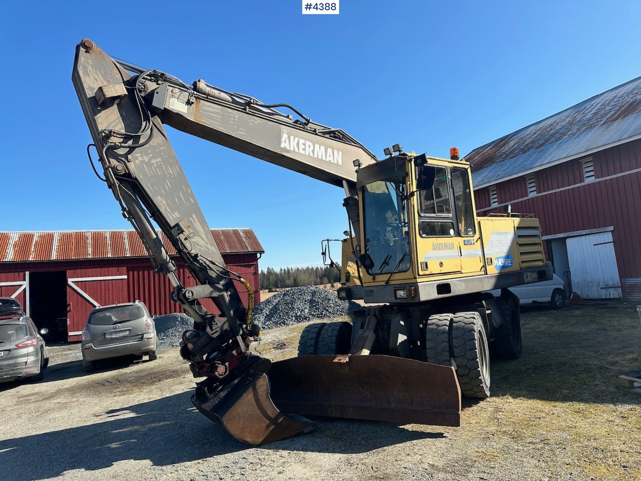 1995 Åkermann EW200 Wheel machine w/ grading bucket og tiltrotator. WATCH VIDEO. - Máy xúc: hình 5 1995 Åkermann EW200 Wheel machine w/ grading bucket og tiltrotator. WATCH VIDEO. - Máy xúc: hình 5