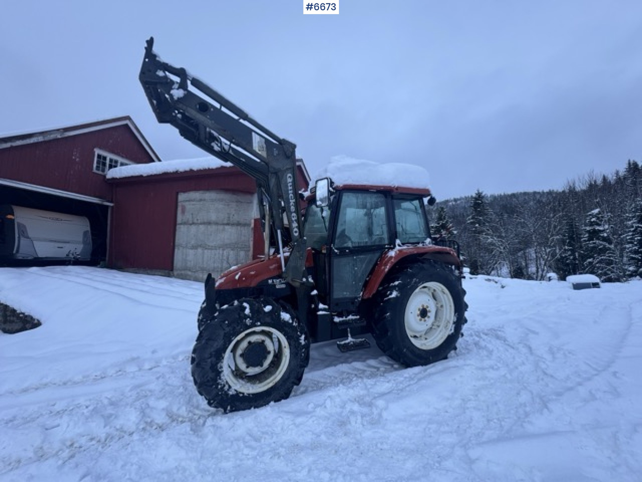1996 New Holland L75 with front loader and 3rd function - Máy cày: hình 2 1996 New Holland L75 with front loader and 3rd function - Máy cày: hình 2