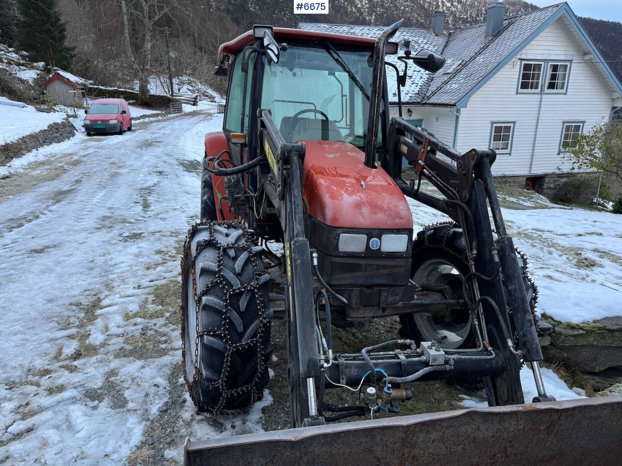 1997 New Holland L 85 w/ front loader. - Máy cày: hình 4 1997 New Holland L 85 w/ front loader. - Máy cày: hình 4