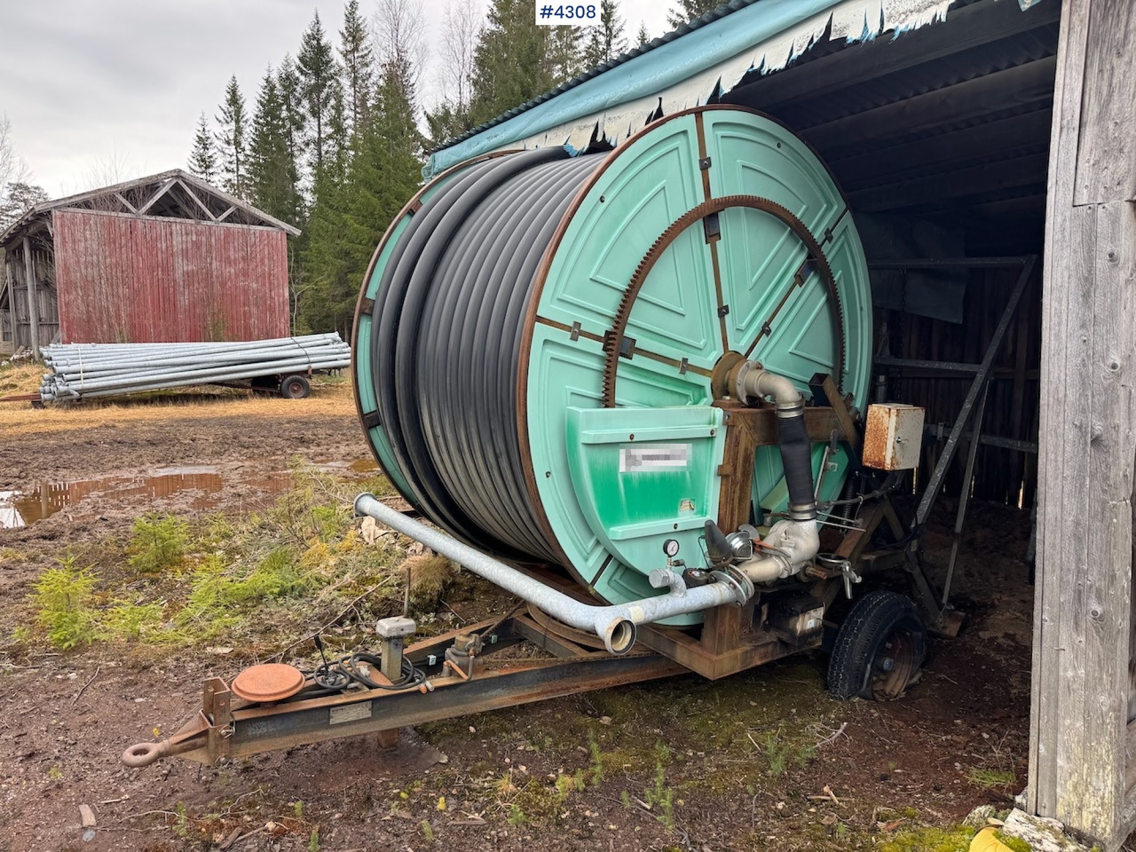 1998 Irtec vanningsvogn med rør og pumpe - Hệ thống tưới: hình 2 1998 Irtec vanningsvogn med rør og pumpe - Hệ thống tưới: hình 2
