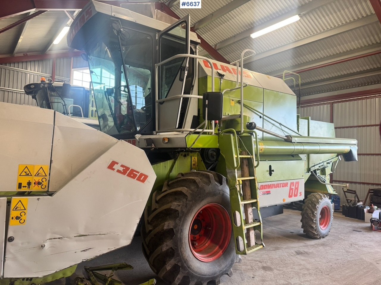 1999 Claas Dominator 68 S combine harvester with twin wheels. Well-maintained / Recently upgraded! - Máy gặt đập: hình 3 1999 Claas Dominator 68 S combine harvester with twin wheels. Well-maintained / Recently upgraded! - Máy gặt đập: hình 3