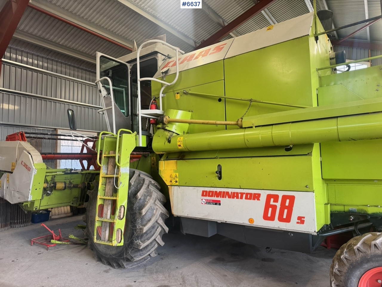 1999 Claas Dominator 68 S combine harvester with twin wheels. Well-maintained / Recently upgraded! - Máy gặt đập: hình 5 1999 Claas Dominator 68 S combine harvester with twin wheels. Well-maintained / Recently upgraded! - Máy gặt đập: hình 5