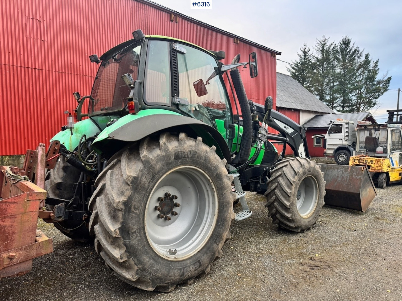 1999 Deutz Agrotron 150 w/ bucket and Front loader from 2020. - Máy cày: hình 4 1999 Deutz Agrotron 150 w/ bucket and Front loader from 2020. - Máy cày: hình 4