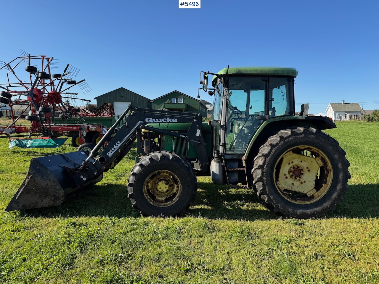 2000 John Deere 6410 SE w/front loader. - Máy cày: hình 1 2000 John Deere 6410 SE w/front loader. - Máy cày: hình 1