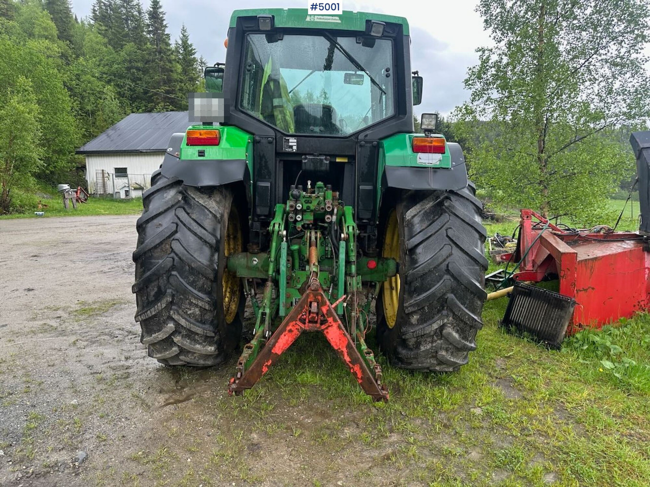 2000 John Deere 6610 4x4 tractor w/ front loader. - Máy cày: hình 5 2000 John Deere 6610 4x4 tractor w/ front loader. - Máy cày: hình 5