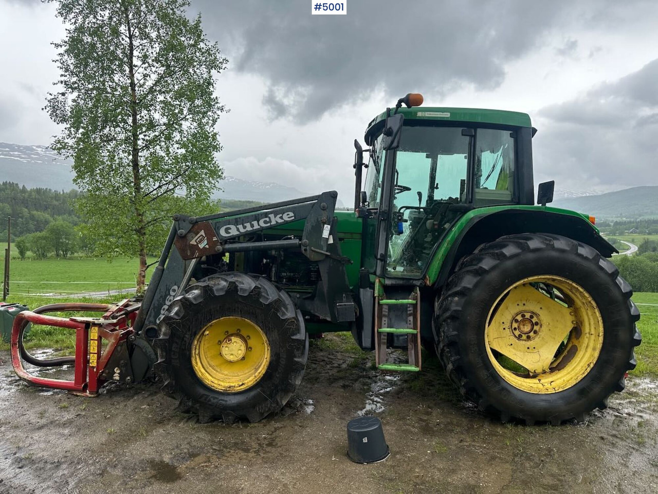 2000 John Deere 6610 4x4 tractor w/ front loader. - Máy cày: hình 3 2000 John Deere 6610 4x4 tractor w/ front loader. - Máy cày: hình 3