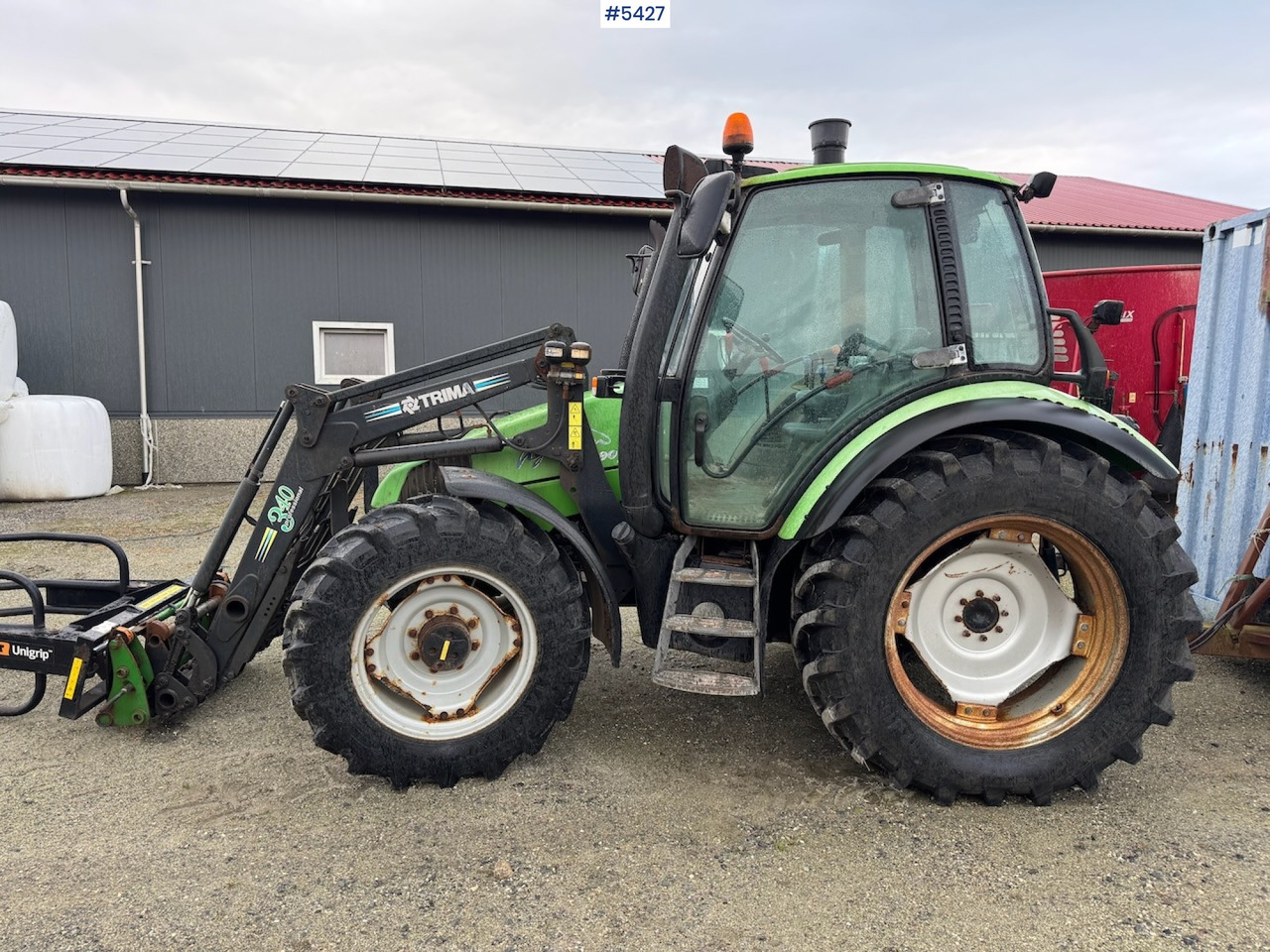 2001 Deutz Fahr Agrotron 90 w/front loader. - Máy cày: hình 1 2001 Deutz Fahr Agrotron 90 w/front loader. - Máy cày: hình 1