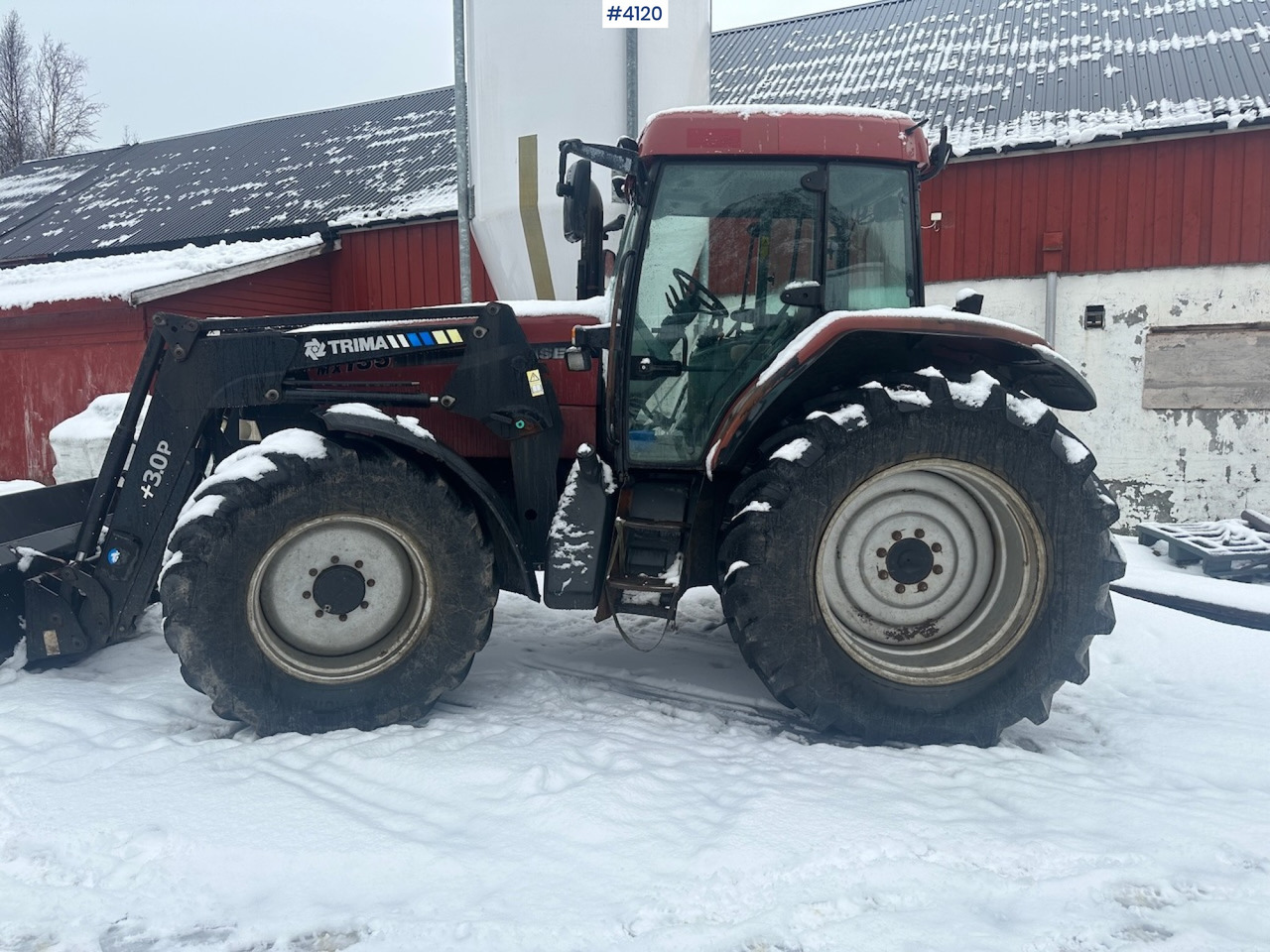 2002 CASE MX 135 MAXXUM 4x4 tractor with front loader. - Máy cày: hình 2 2002 CASE MX 135 MAXXUM 4x4 tractor with front loader. - Máy cày: hình 2