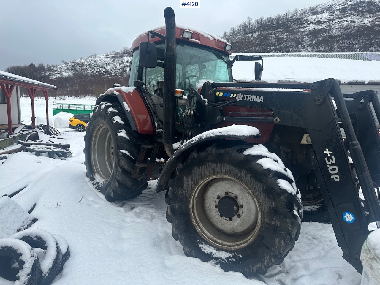 2002 CASE MX 135 MAXXUM 4x4 tractor with front loader. - Máy cày: hình 4 2002 CASE MX 135 MAXXUM 4x4 tractor with front loader. - Máy cày: hình 4