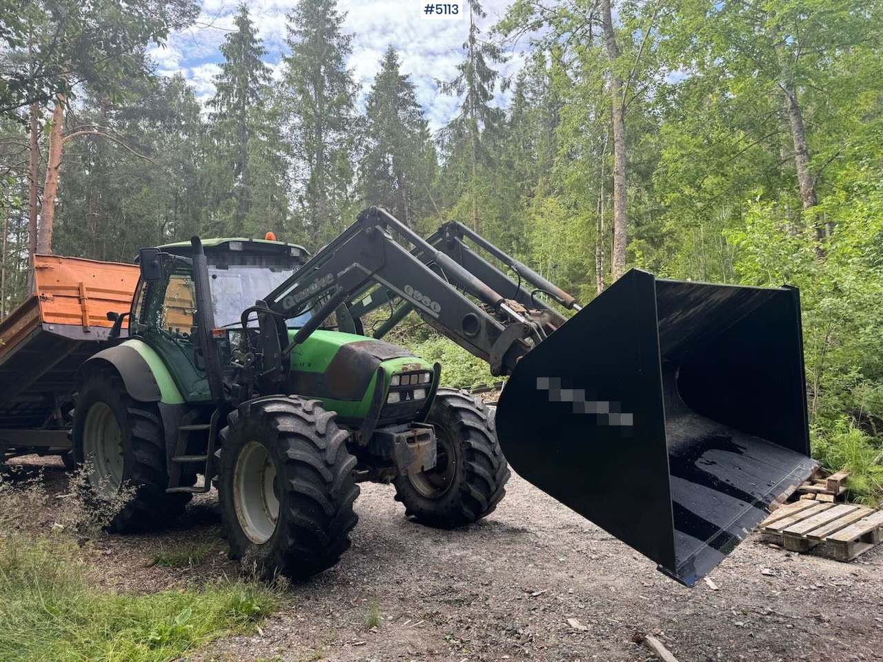 2004 Deutz-Fahr Agrotron TTV 1130 w/ front loader - Máy cày: hình 4 2004 Deutz-Fahr Agrotron TTV 1130 w/ front loader - Máy cày: hình 4