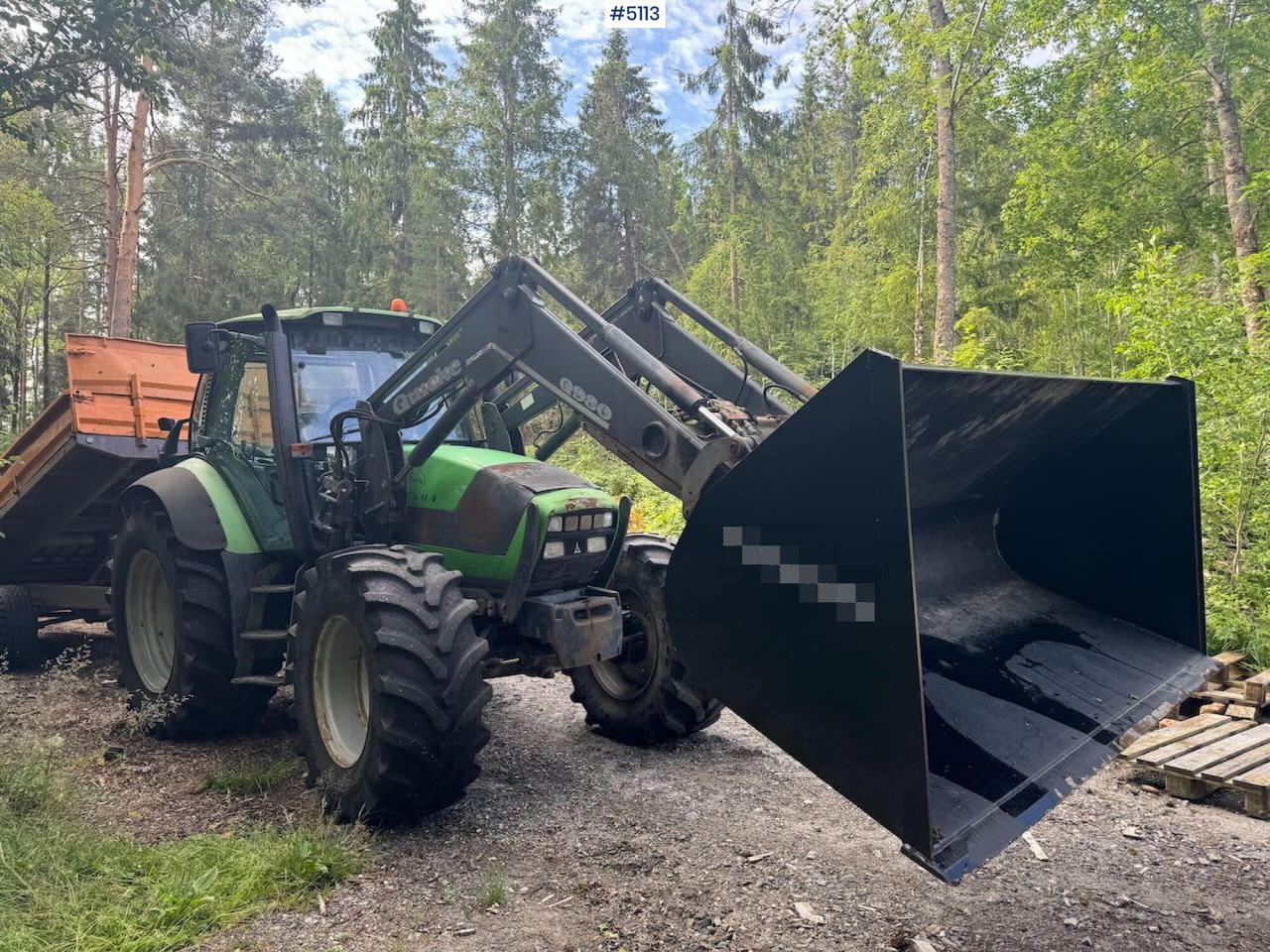 2004 Deutz-Fahr Agrotron TTV 1130 w/ front loader - Máy cày: hình 2 2004 Deutz-Fahr Agrotron TTV 1130 w/ front loader - Máy cày: hình 2