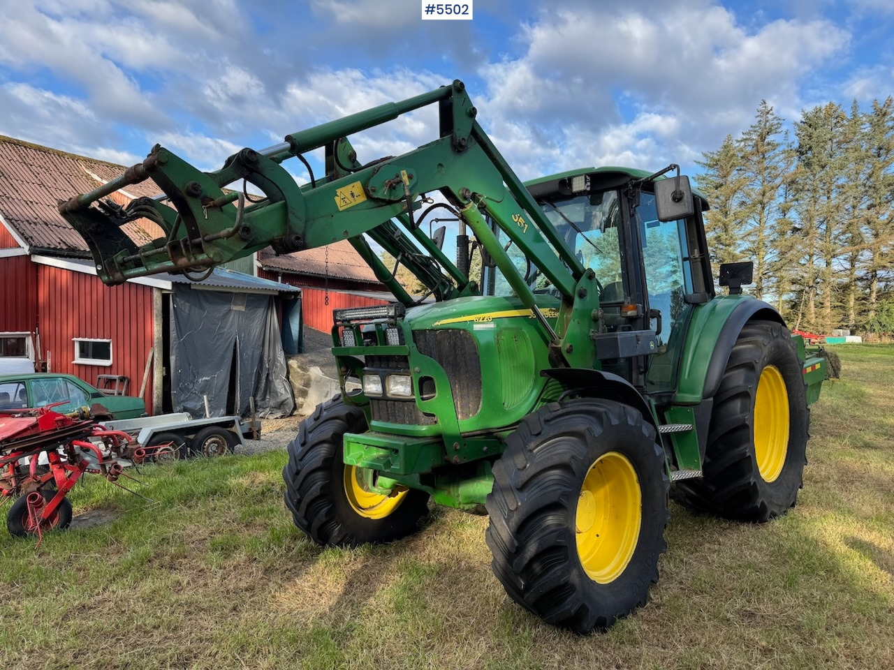 2004 John Deere 6220 w/front loader - Máy cày: hình 2 2004 John Deere 6220 w/front loader - Máy cày: hình 2