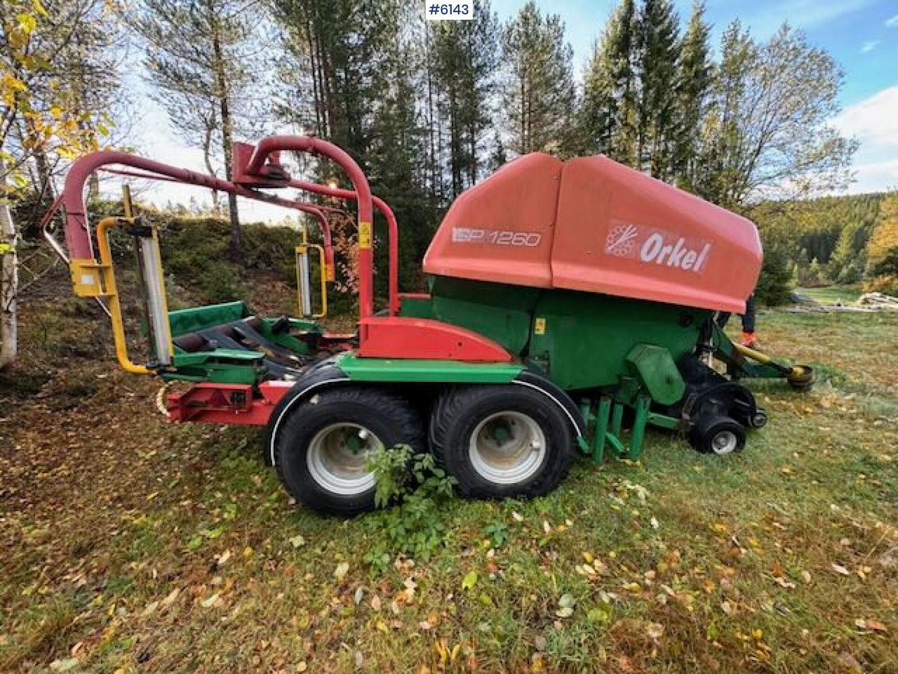 2004 Orkel 1260 combination baler-wrapper - Trang thiết bị dàn trải: hình 2 2004 Orkel 1260 combination baler-wrapper - Trang thiết bị dàn trải: hình 2