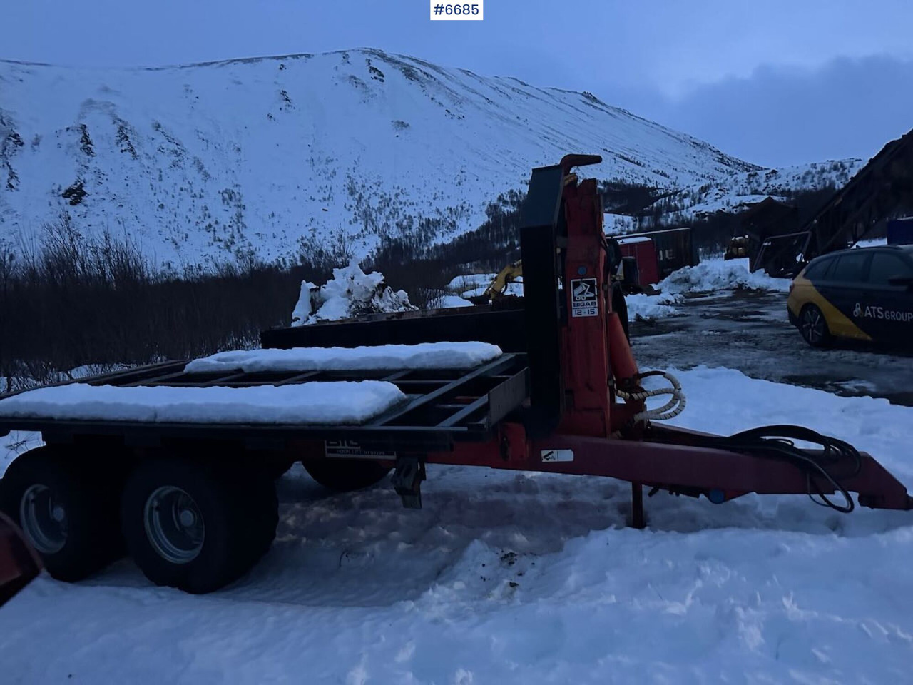 2006 BIGAB hook-lift trailer with container - Toa kéo nhỏng/ Xe đổ: hình 4 2006 BIGAB hook-lift trailer with container - Toa kéo nhỏng/ Xe đổ: hình 4