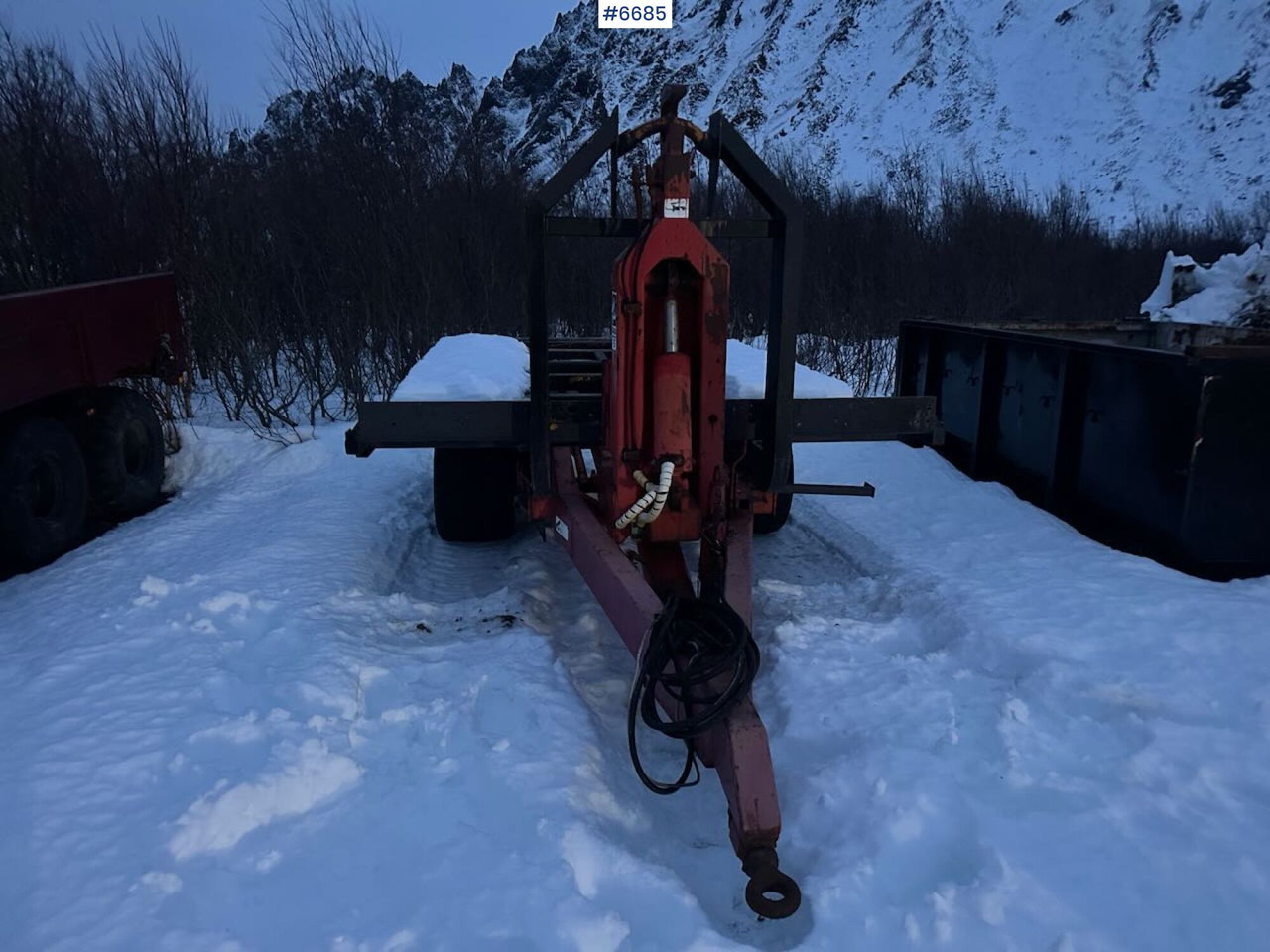 2006 BIGAB hook-lift trailer with container - Toa kéo nhỏng/ Xe đổ: hình 2 2006 BIGAB hook-lift trailer with container - Toa kéo nhỏng/ Xe đổ: hình 2