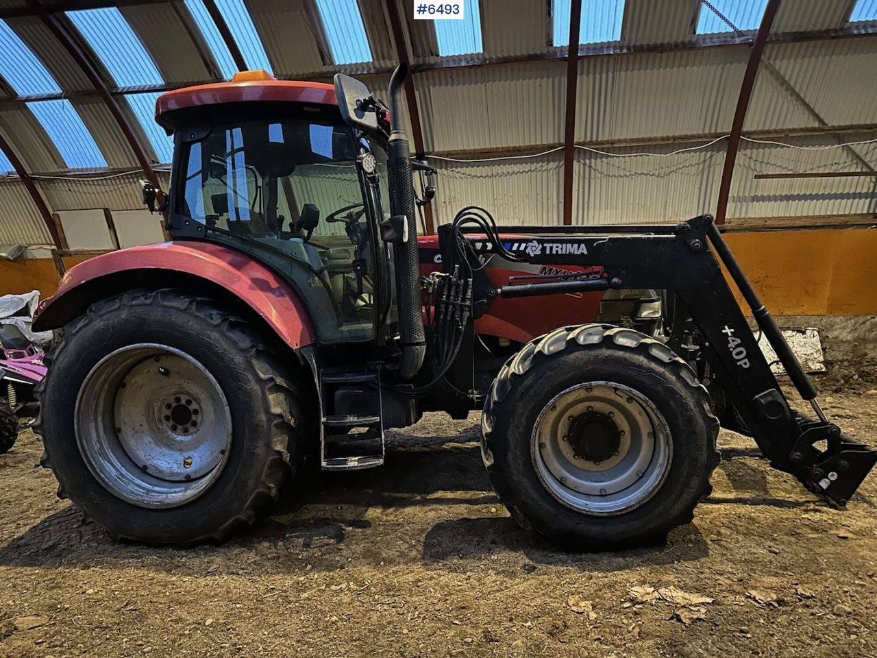 2007 CASE IH MXU 135 Pro 4x4 tractor w/ front loader. - Máy cày: hình 1 2007 CASE IH MXU 135 Pro 4x4 tractor w/ front loader. - Máy cày: hình 1