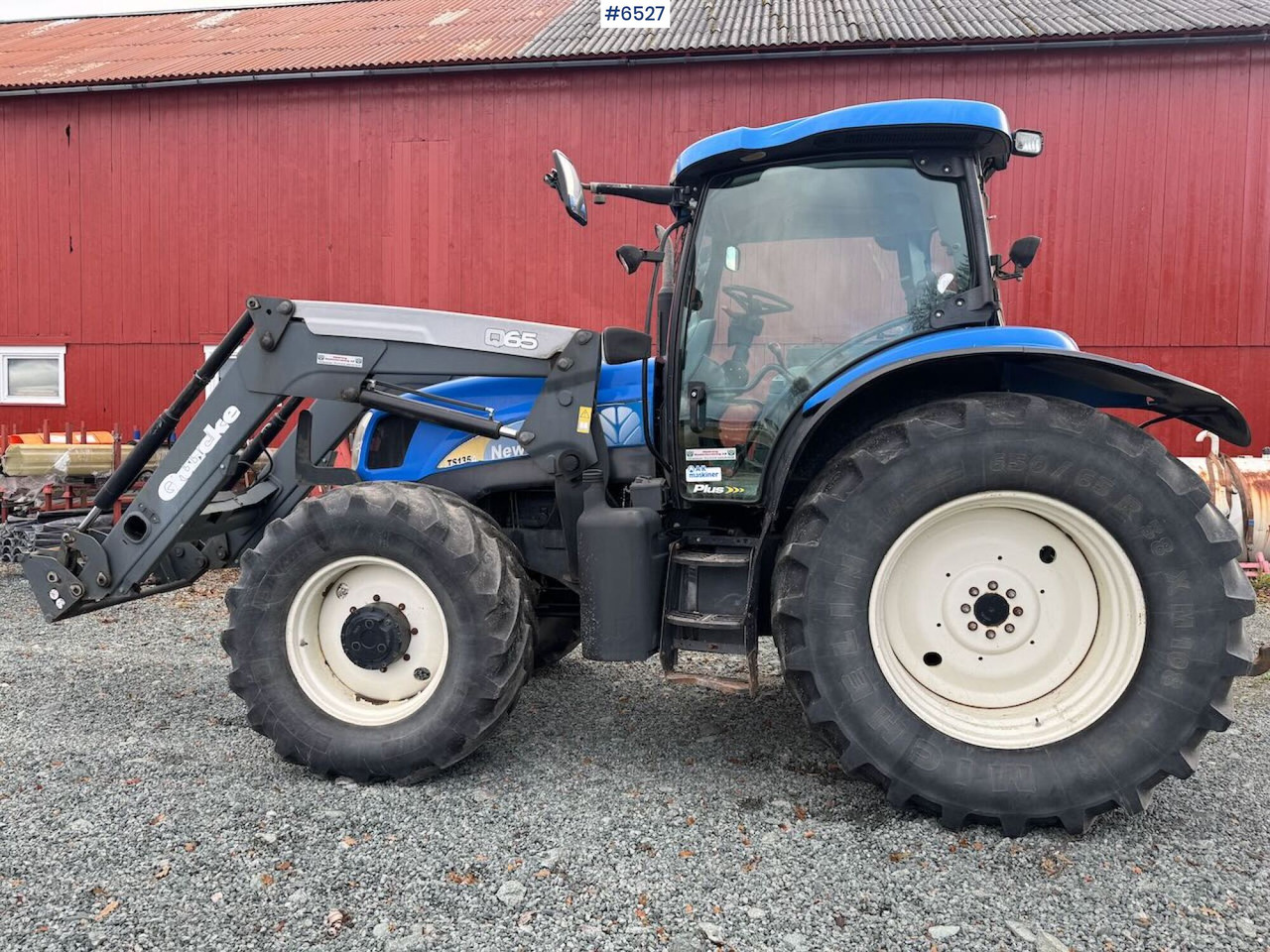 2007 NEW HOLLAND TS135A Plus w/ Quicke front loader - Máy cày: hình 2 2007 NEW HOLLAND TS135A Plus w/ Quicke front loader - Máy cày: hình 2