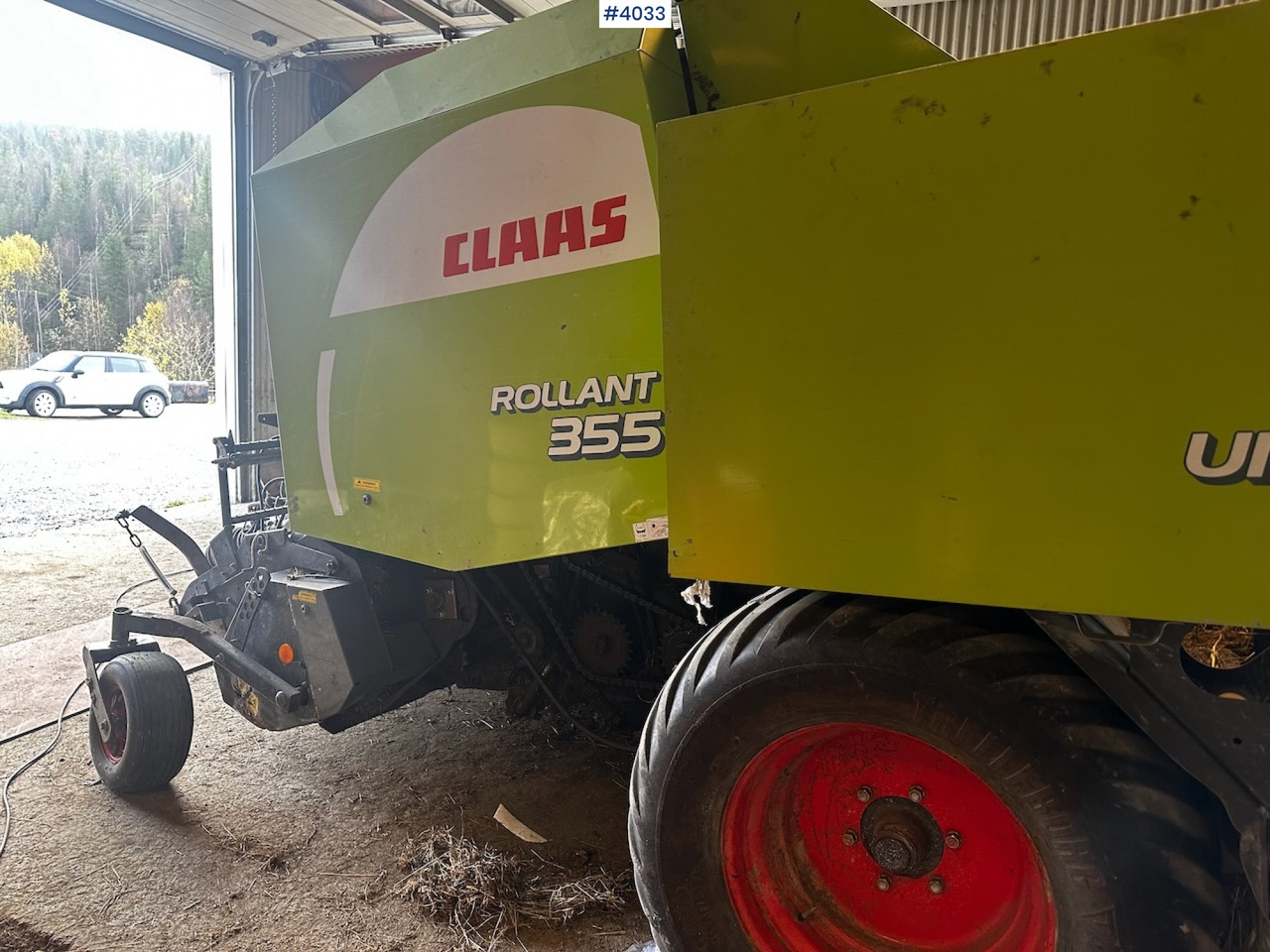 Trang thiết bị dàn trải 2008 Claas rollant 355 uniwrap round baler press: hình 11