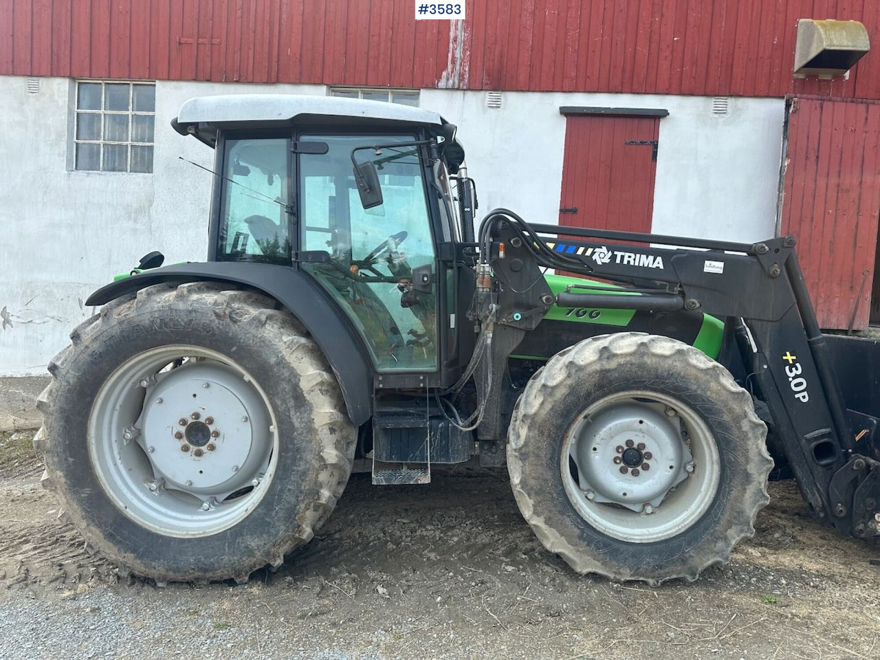 2008 Deutz-Fahr Agrofarm 100 traktor w/ Trima Front loader. See hours! - Máy cày: hình 2 2008 Deutz-Fahr Agrofarm 100 traktor w/ Trima Front loader. See hours! - Máy cày: hình 2