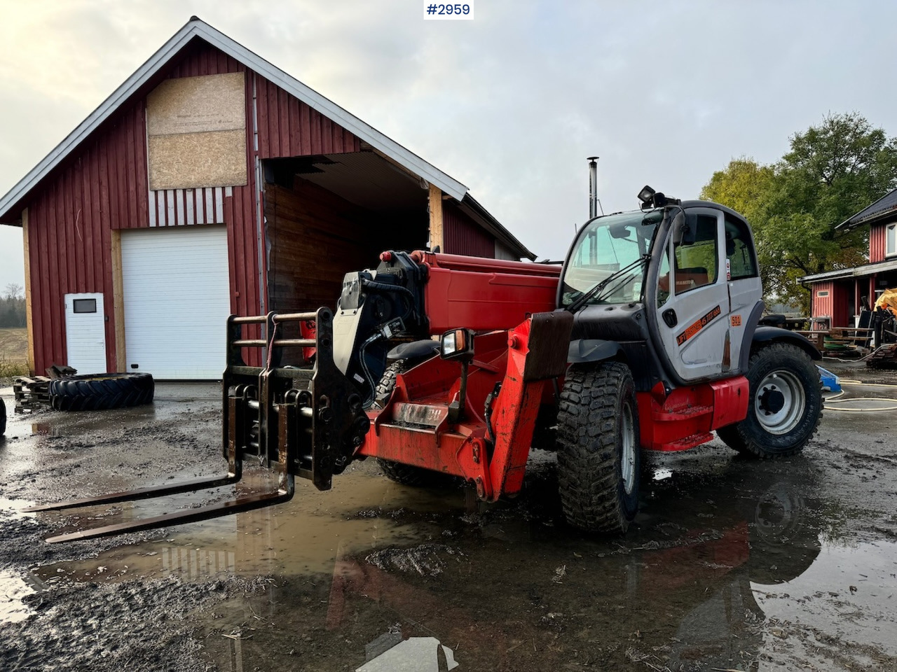 2009 Manitou MT 1440 Telescopic truck w/ Bucket, Pallet forks and Lifting jib - Xe nhấc hình viễn vọng kính: hình 4 2009 Manitou MT 1440 Telescopic truck w/ Bucket, Pallet forks and Lifting jib - Xe nhấc hình viễn vọng kính: hình 4