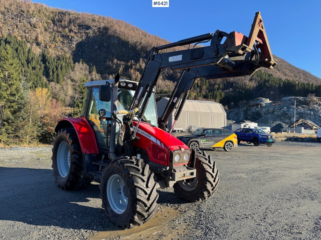 2009 Massey Ferguson 6455 Dyna-6 w/ front loader. - Máy cày: hình 2 2009 Massey Ferguson 6455 Dyna-6 w/ front loader. - Máy cày: hình 2