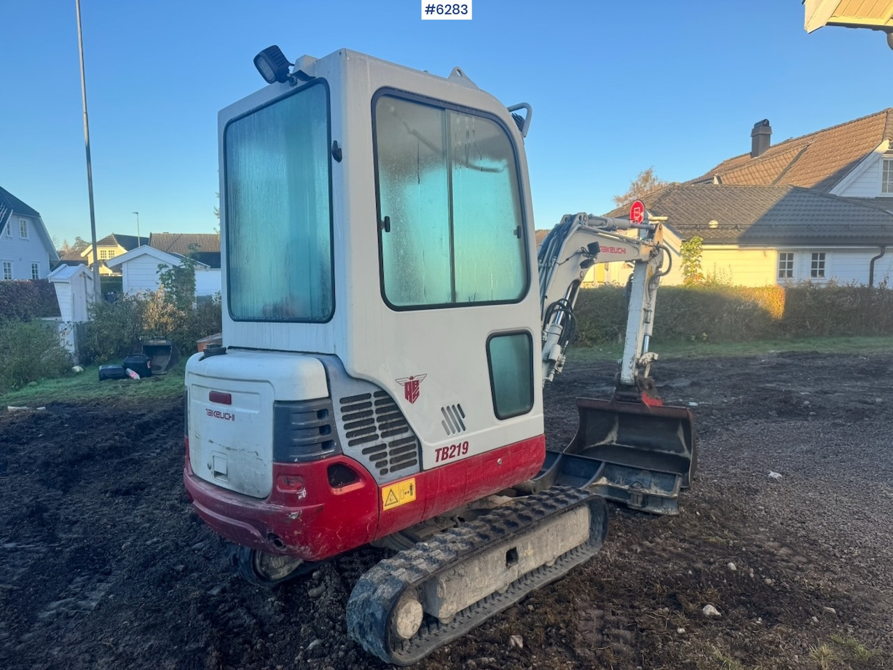 2010 Takeuchi TB219 Mini Excavator with Rototilt and 2 buckets. - Máy xúc: hình 5 2010 Takeuchi TB219 Mini Excavator with Rototilt and 2 buckets. - Máy xúc: hình 5