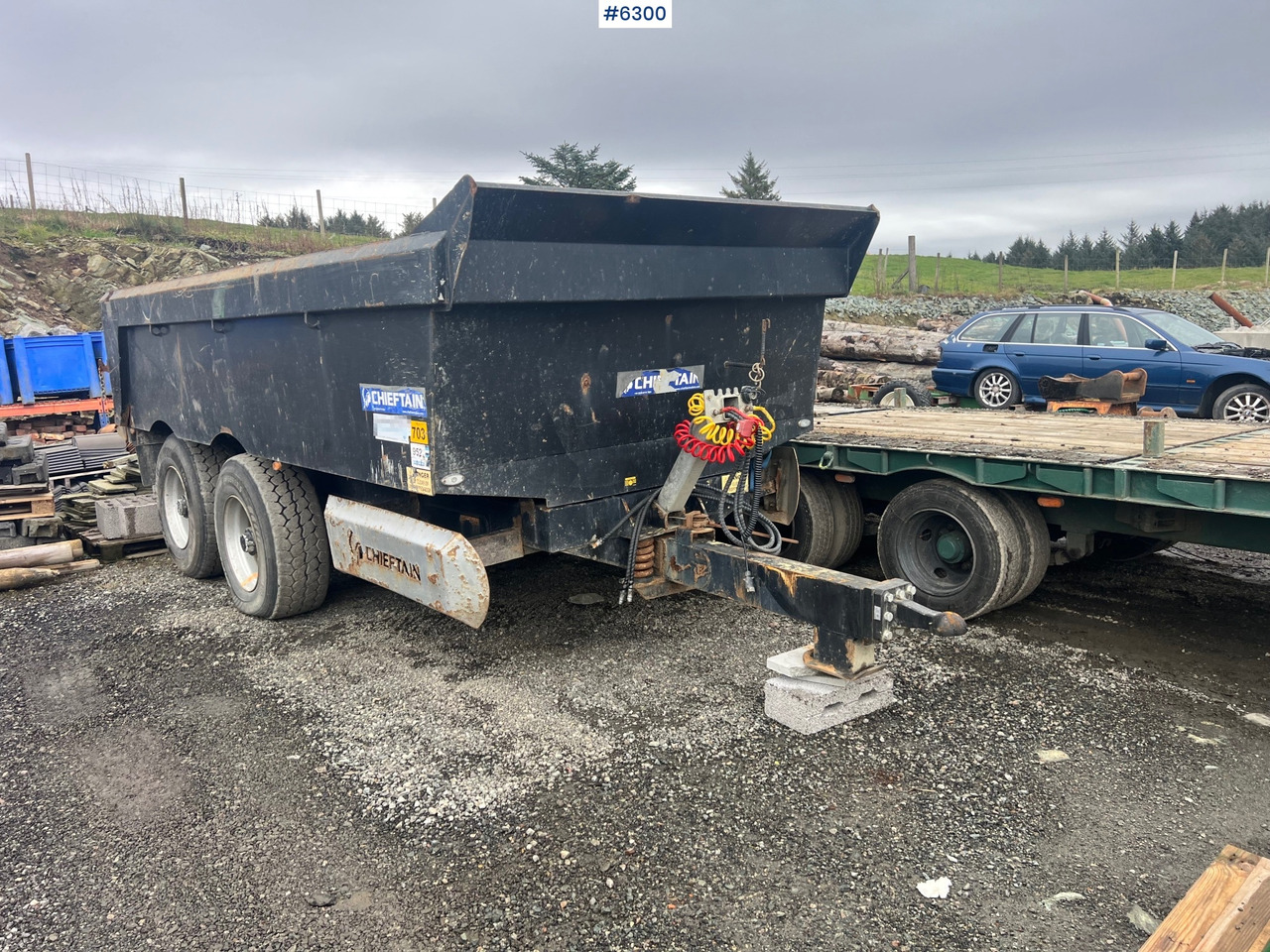 2012 Chieftain 20 ton 2 axle dump trailer - Toa kéo nhỏng/ Xe đổ: hình 2 2012 Chieftain 20 ton 2 axle dump trailer - Toa kéo nhỏng/ Xe đổ: hình 2