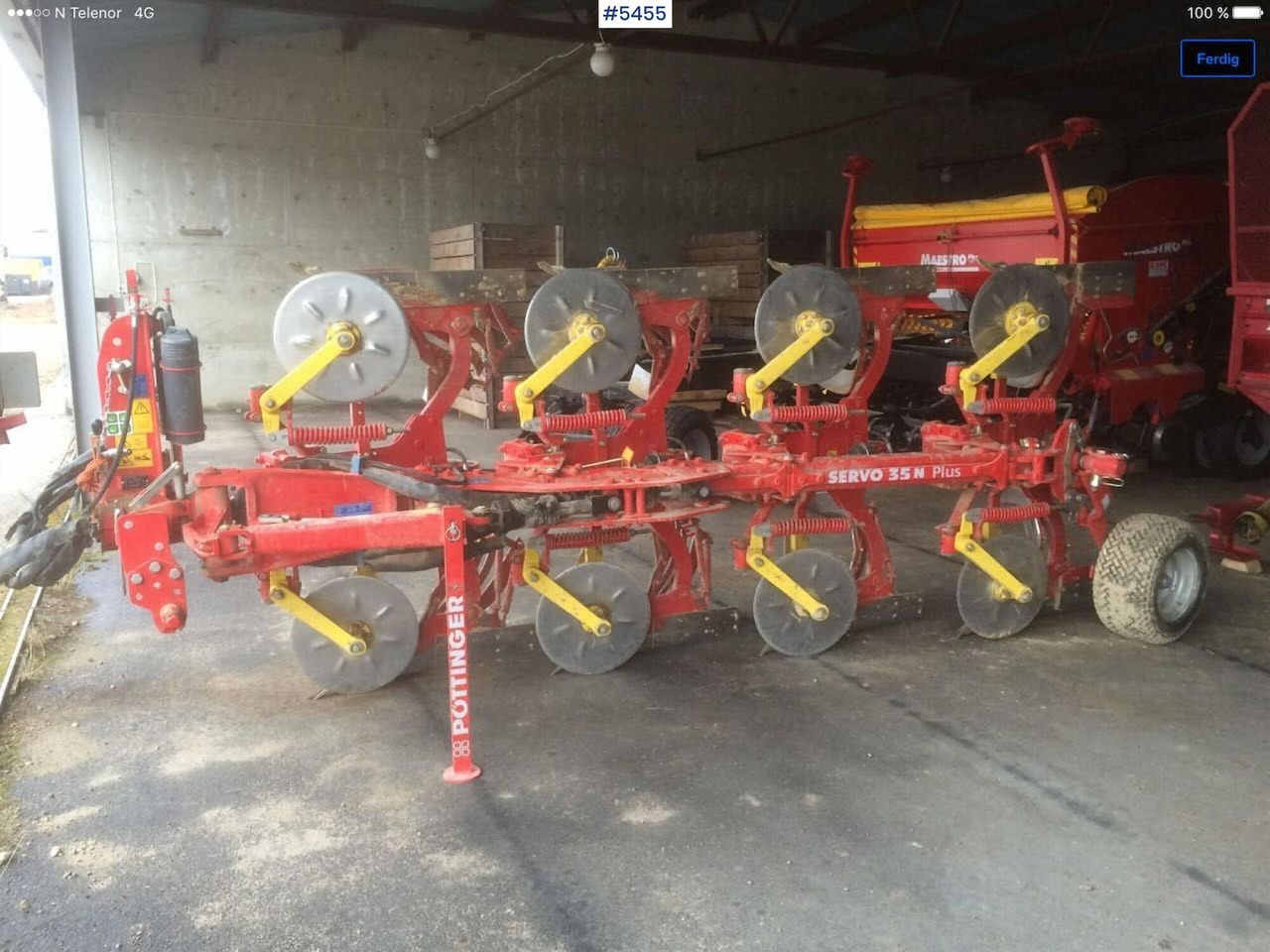 2012 Pöttinger Servo 35 4 furrow reversible plough - Thiết bị xới đất: hình 3 2012 Pöttinger Servo 35 4 furrow reversible plough - Thiết bị xới đất: hình 3