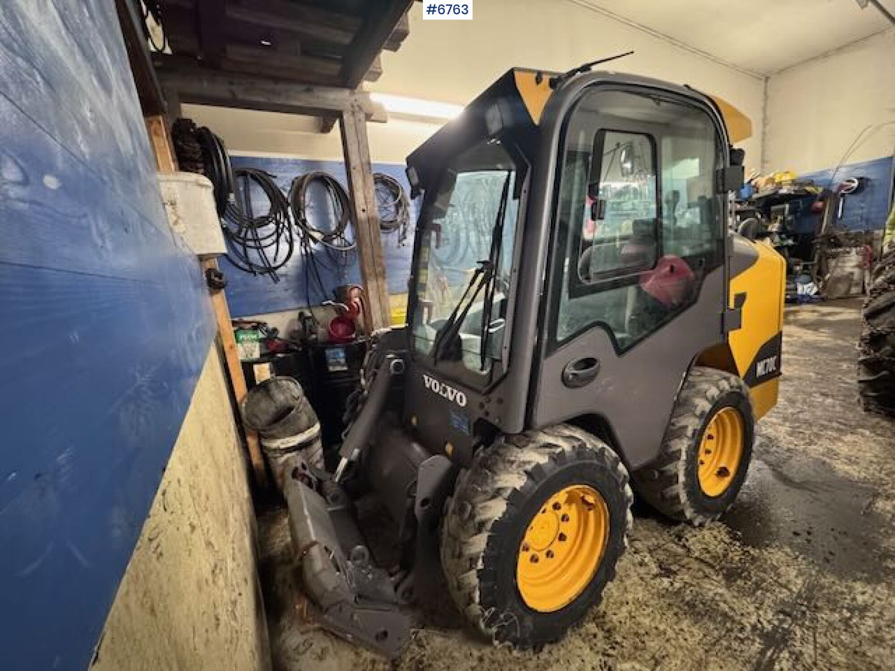 2014 Volvo MC70C T4 compact loader with bucket and pallet forks. Certified. - Máy xúc lật mini gấp khúc: hình 2 2014 Volvo MC70C T4 compact loader with bucket and pallet forks. Certified. - Máy xúc lật mini gấp khúc: hình 2